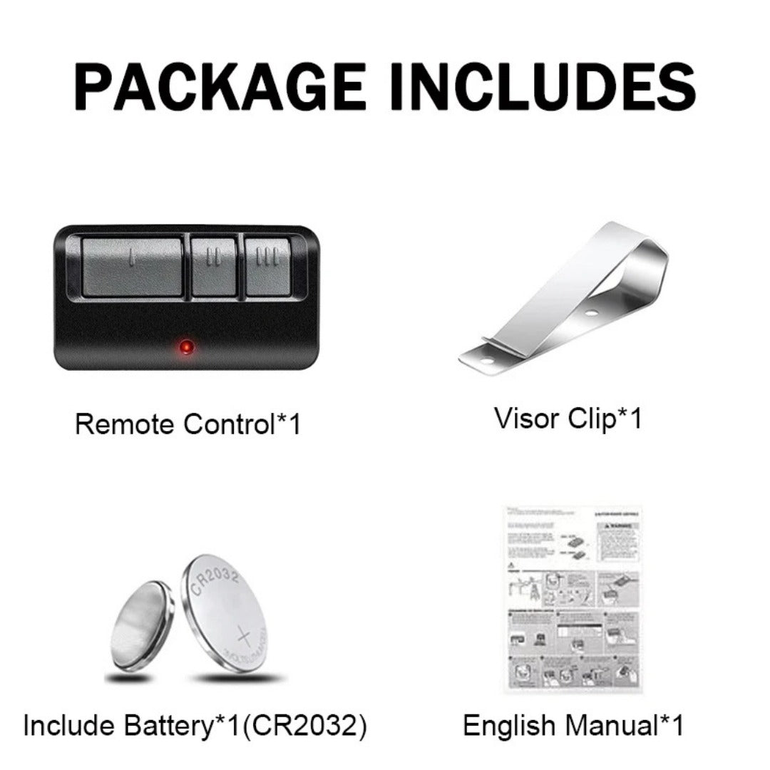 Télécommande de porte de garage haut de gamme 5 pièces pour Liftmaster/Chamberlain/Craftsman 893LM 893Max - Fonctionnement fluide et compatibilité garantie