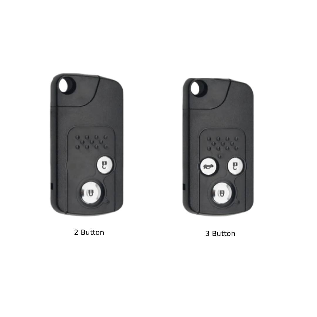 Étui en cuir pour clé de voiture Honda Accord 2 ou 3 boutons