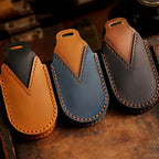 Housse de clé de voiture en cuir pour Audi A4L Q5L Q7 A4 A5