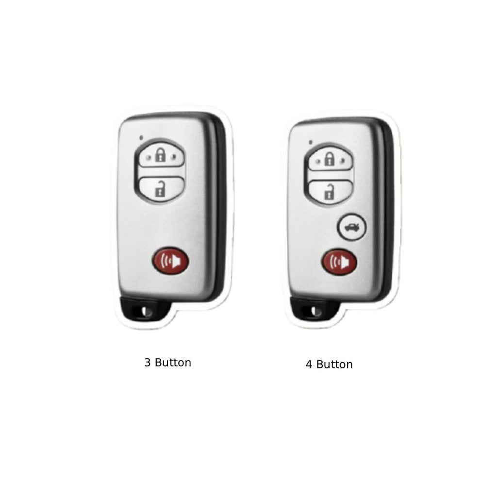 Toyota Camry Highlander Crown Leather Car Key Cover 3,4 Button