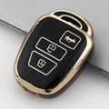 Carsine Toyota Scion Car Key Case Golden Edge Black / Key case