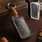 Étui en cuir pour clé de voiture Lexus ES200 RX/ES300 NX200 LM350h LM500 (3, 4, 5 boutons)