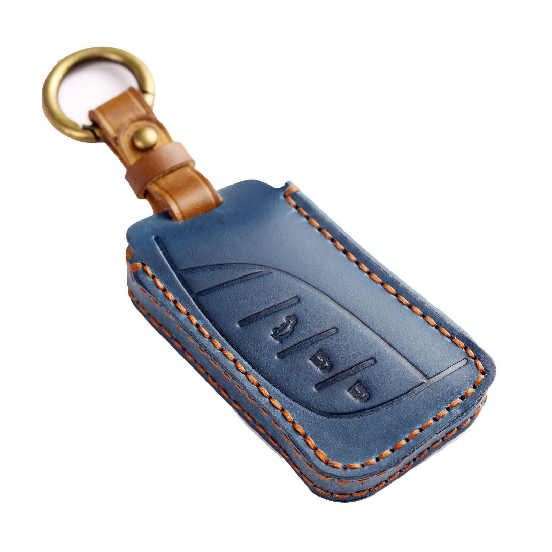 Étui en cuir pour clé de voiture Lexus ES200 RX/ES300 NX200 LM350h LM500 (3, 4, 5 boutons)