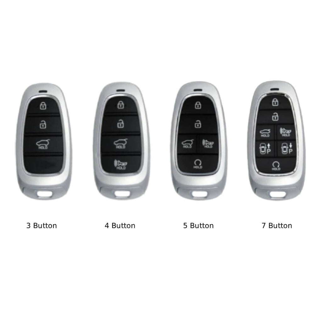 Étui en cuir pour clé de voiture Hyundai STARIA SONATA (3, 4, 5, 7 boutons)
