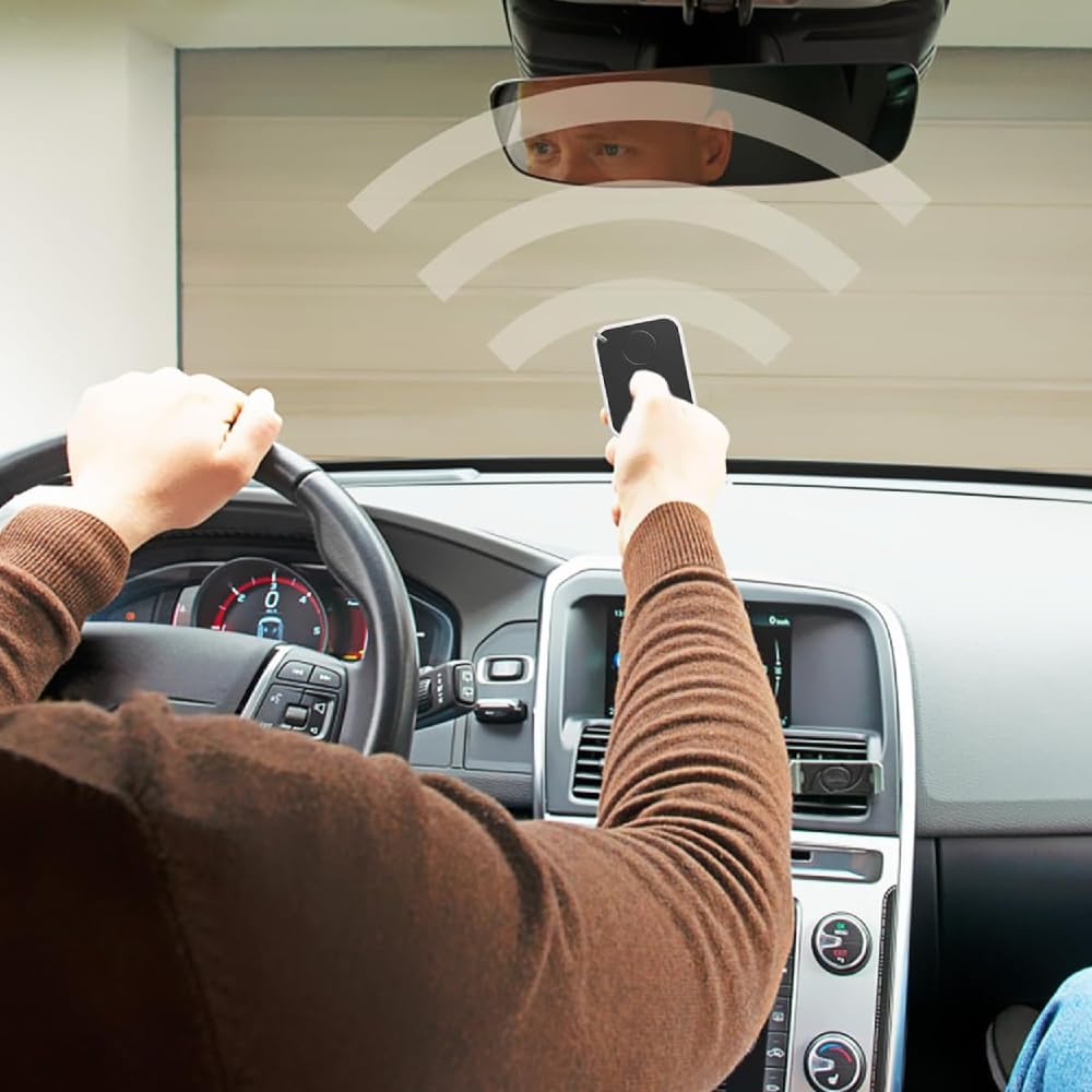 Carsine Garage Door Opener Hand Transmitter, FL02RE Compatible Nice Era ON2 ON4 ON2 ON4E FLO2, 2 Channel, 433.92 MHz 3 PCS