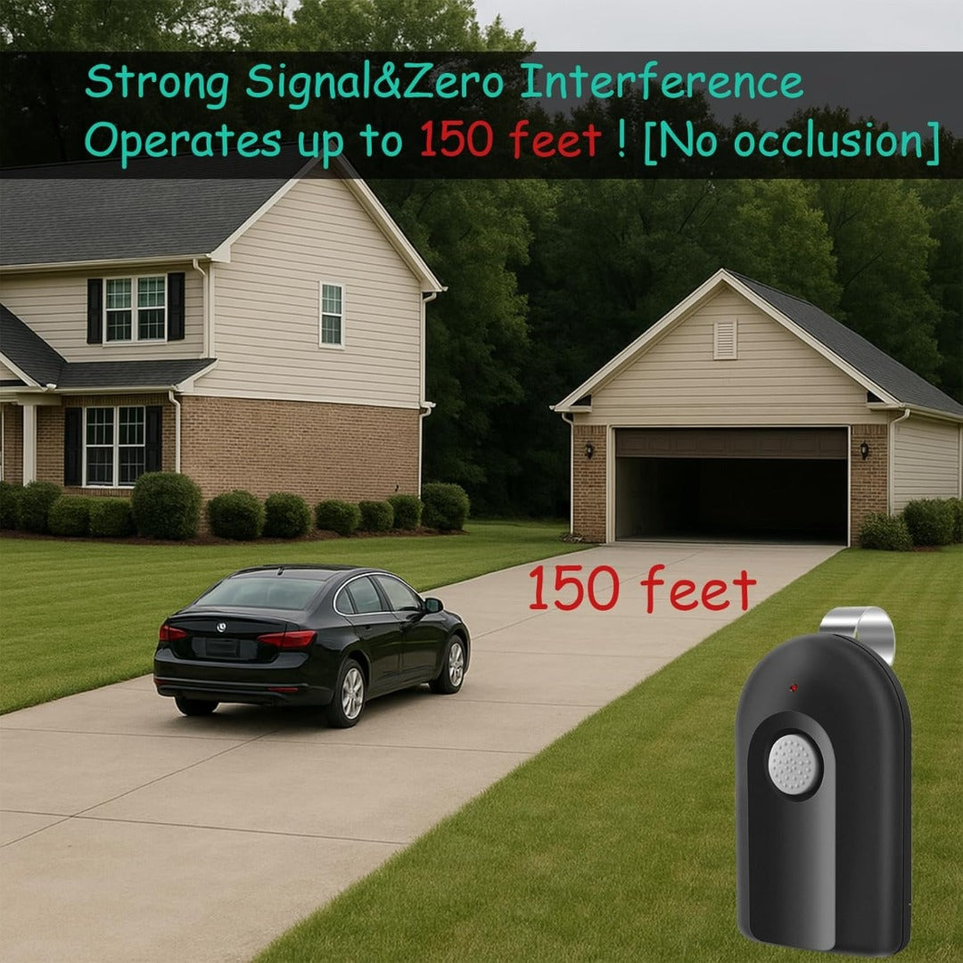 Carsine Replacement Garage Door Opener Remote Compatible with Genie Garage Door Opener ACSCTG Type 1 390MHZ Black / 2 PCS