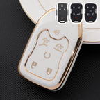 GMC Yukon Car Key Case Golden Edge