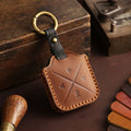 Carsine Buick E5 E4 Leather Car Key Cover 4 Button Brown / 4 Button