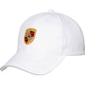Carsine Porsche Crest Logo Cap White
