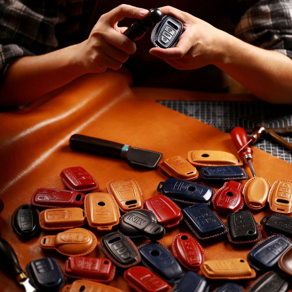 Étui de clé en cuir de luxe Mercedes-Benz/Maybach | Protection haut de gamme pour tous les modèles