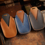 Toyota Sena Grevia Alphard Vellfire Autoschlüsselhülle aus Leder mit 4, 5 oder 6 Tasten