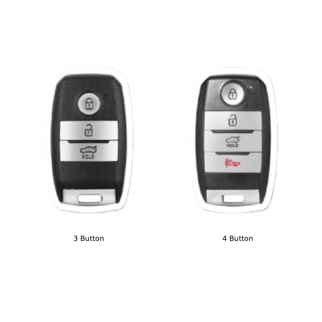 Kia K3 K4 K5 Kx3 kx57 Leather Car Key Cover 3,4 Button