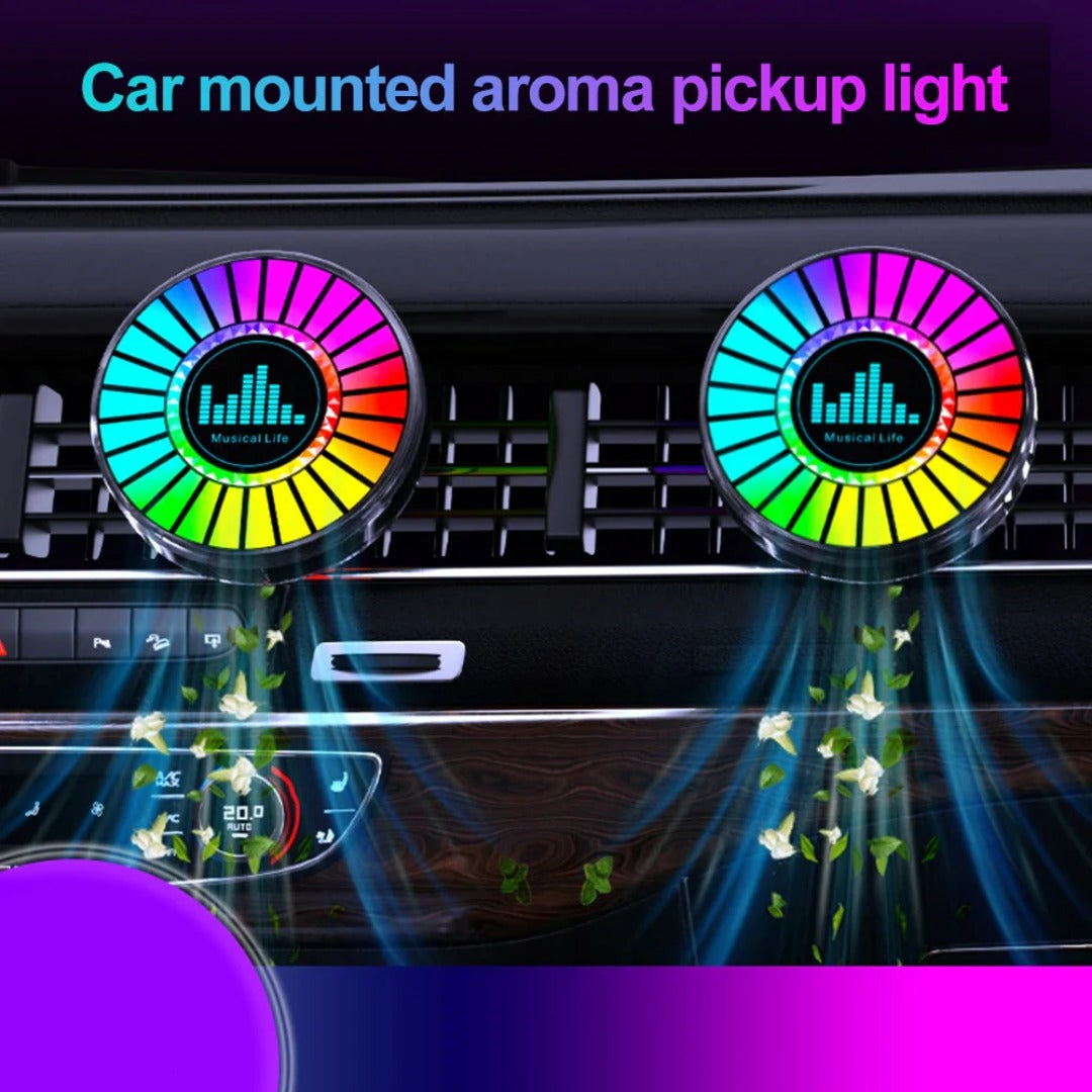 RGB-Ambientebeleuchtung fürs Auto mit Sprachsteuerung und Musikfunktion