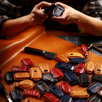 Land Rover/Jaguar Leather Key Cover | Handmade Full-Grain | Precision Fit 2010-2025 Models