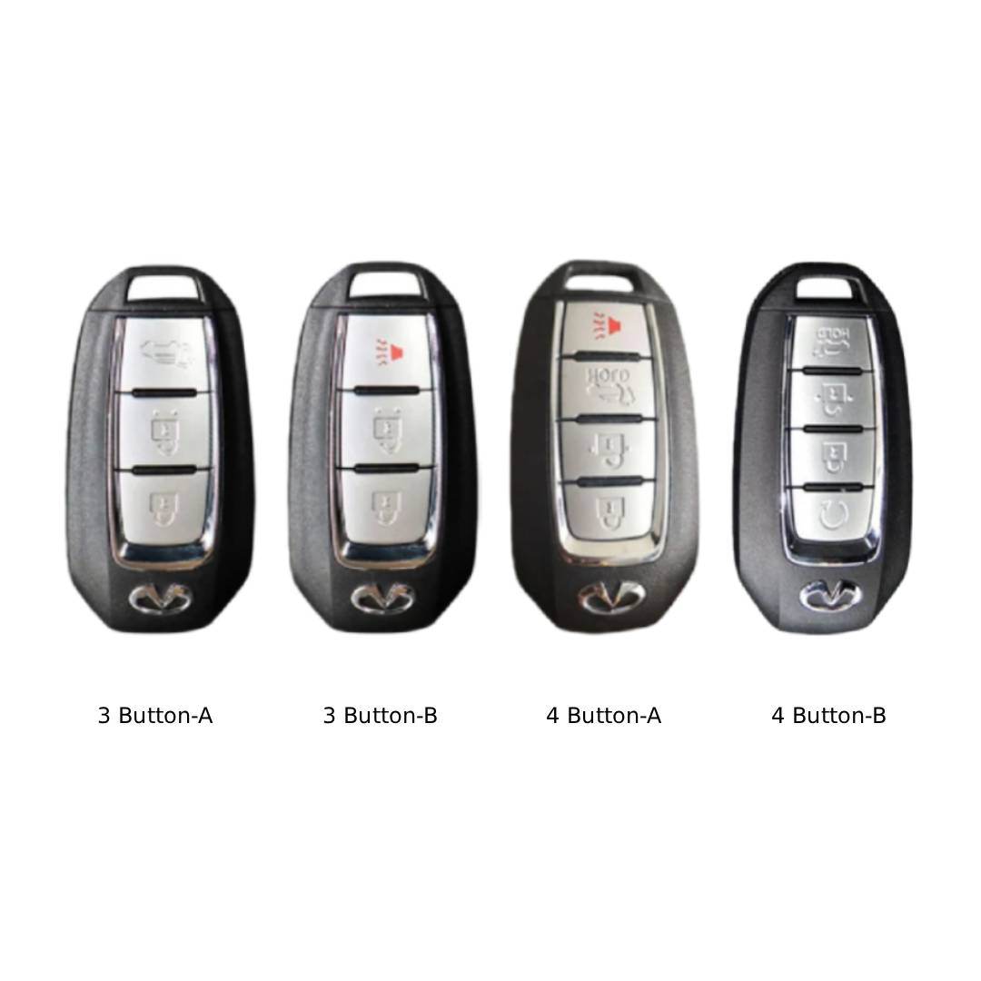 Infiniti Leather Car Key Cover 3,4 Button