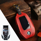 BMW Autoschlüsselhülle aus Leder – Echtleder, Premium-Passform für alle BMW Modelle