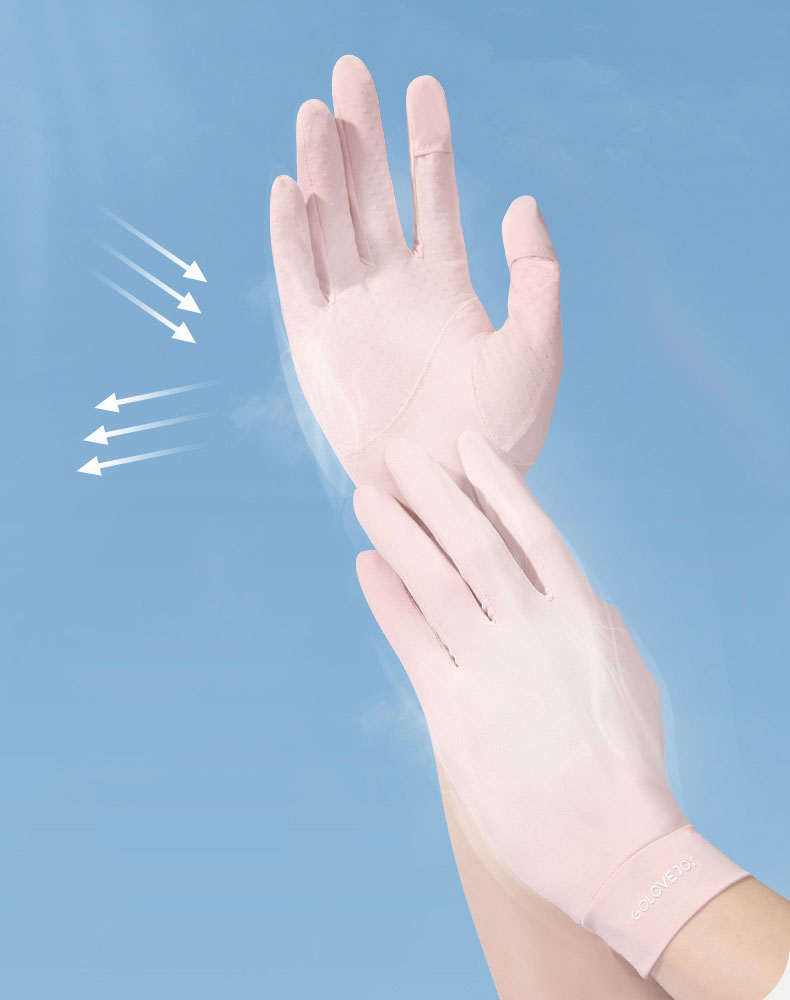 Carsine women's summer sun protection and UV protection gloves